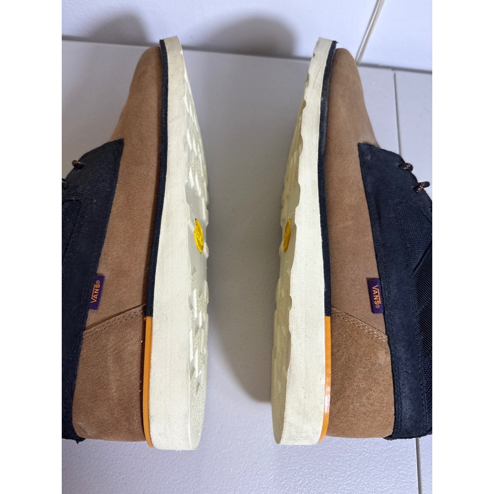 Vans OTW Collection Alomar Brown Black Leather Vibram Boots Mens 13 VN-0QE28UK - Picture 3 of 12